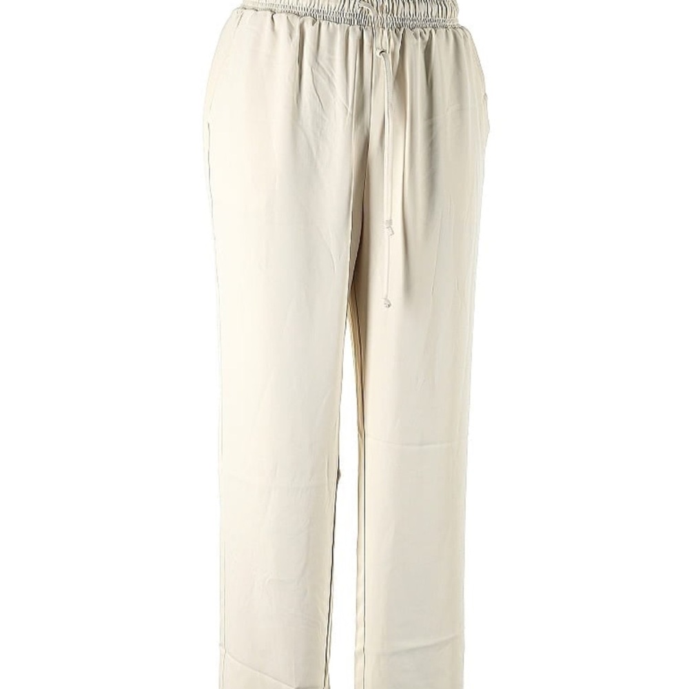 MELLODAY Cream Straight Leg Pants